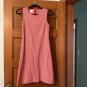 Hanna Andersson Red Geometric Mini Dress